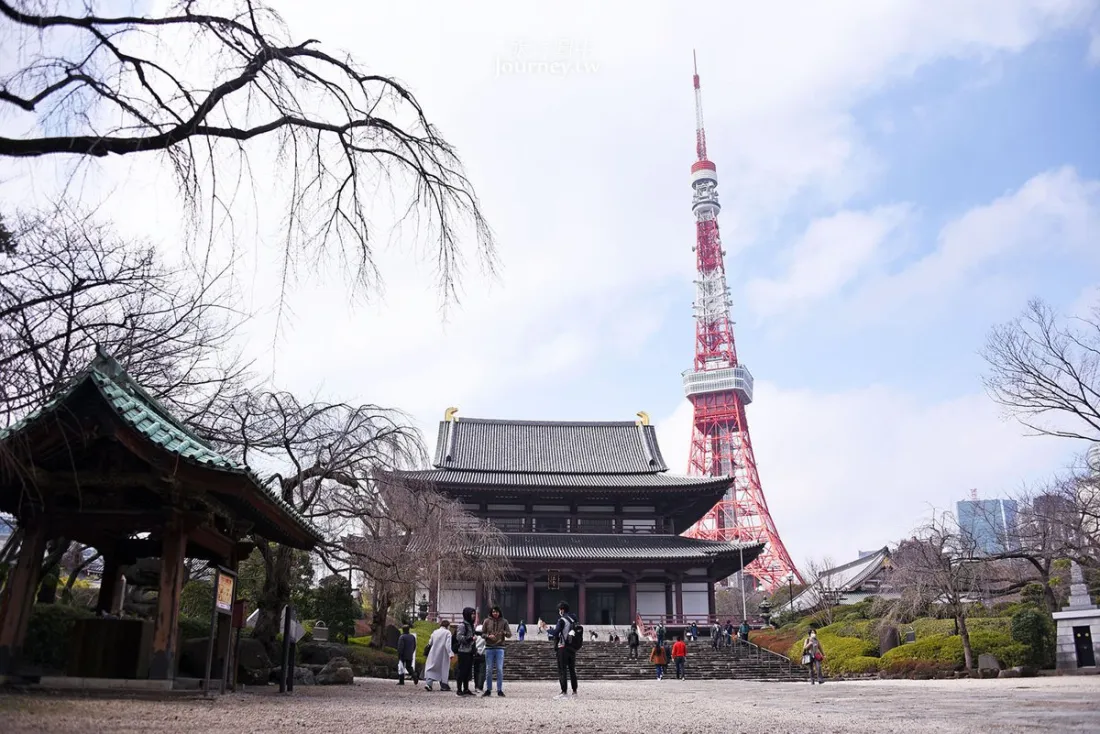 增上寺與東京鐵塔