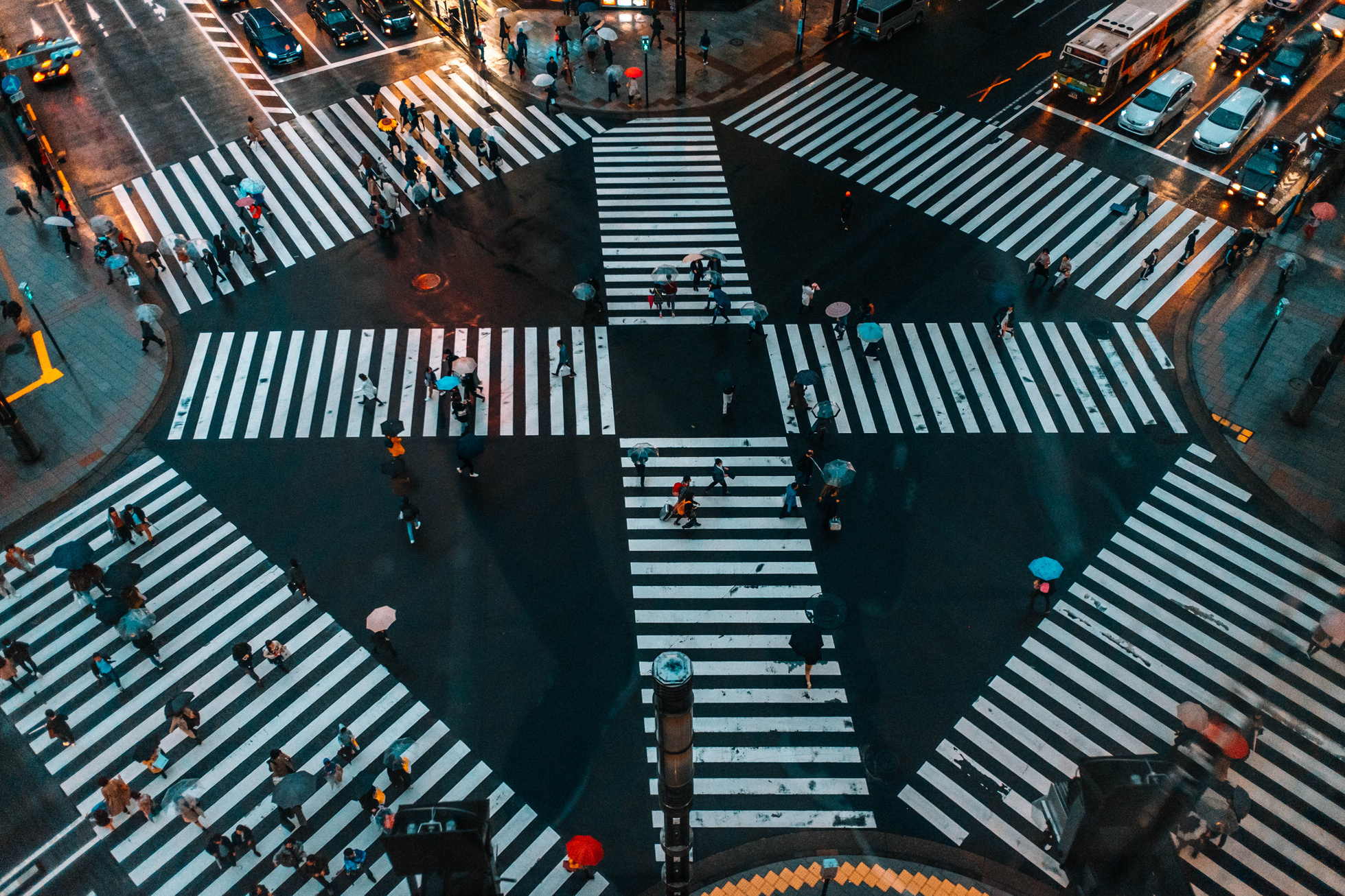 澀谷十字路口空拍